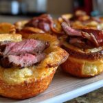 Mini Yorkshire Puddings with Beef Sliders