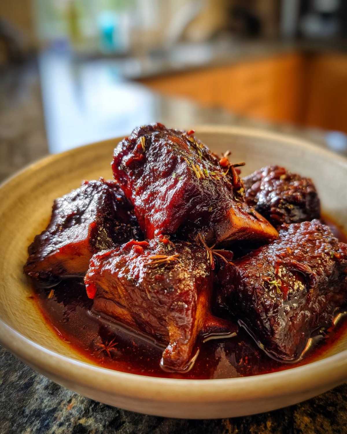 Mulled Wine Braised Short Ribs - detail 1