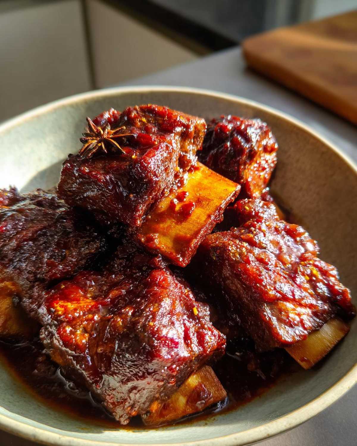 Mulled Wine Braised Short Ribs - detail 2