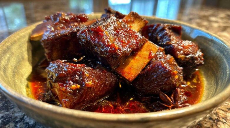 Mulled Wine Braised Short Ribs
