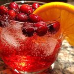 Non-Alcoholic Sparkling Cranberry Punch