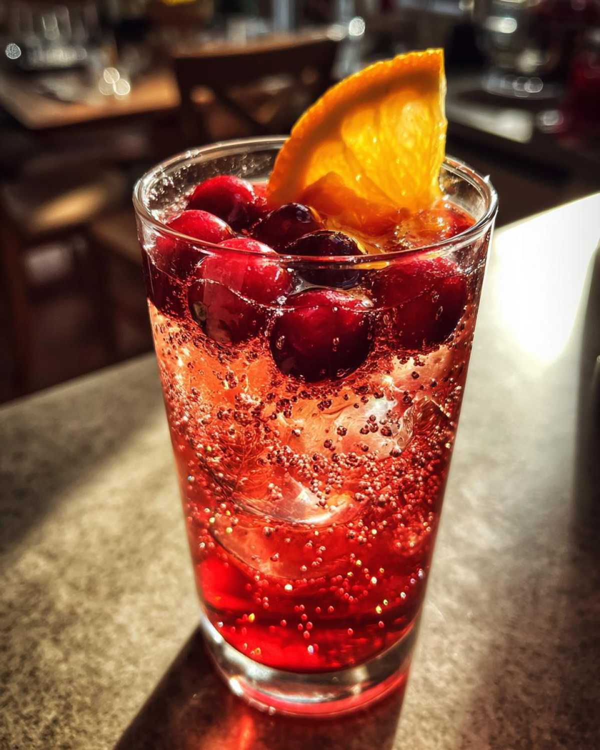 Non-Alcoholic Sparkling Cranberry Punch - detail 3