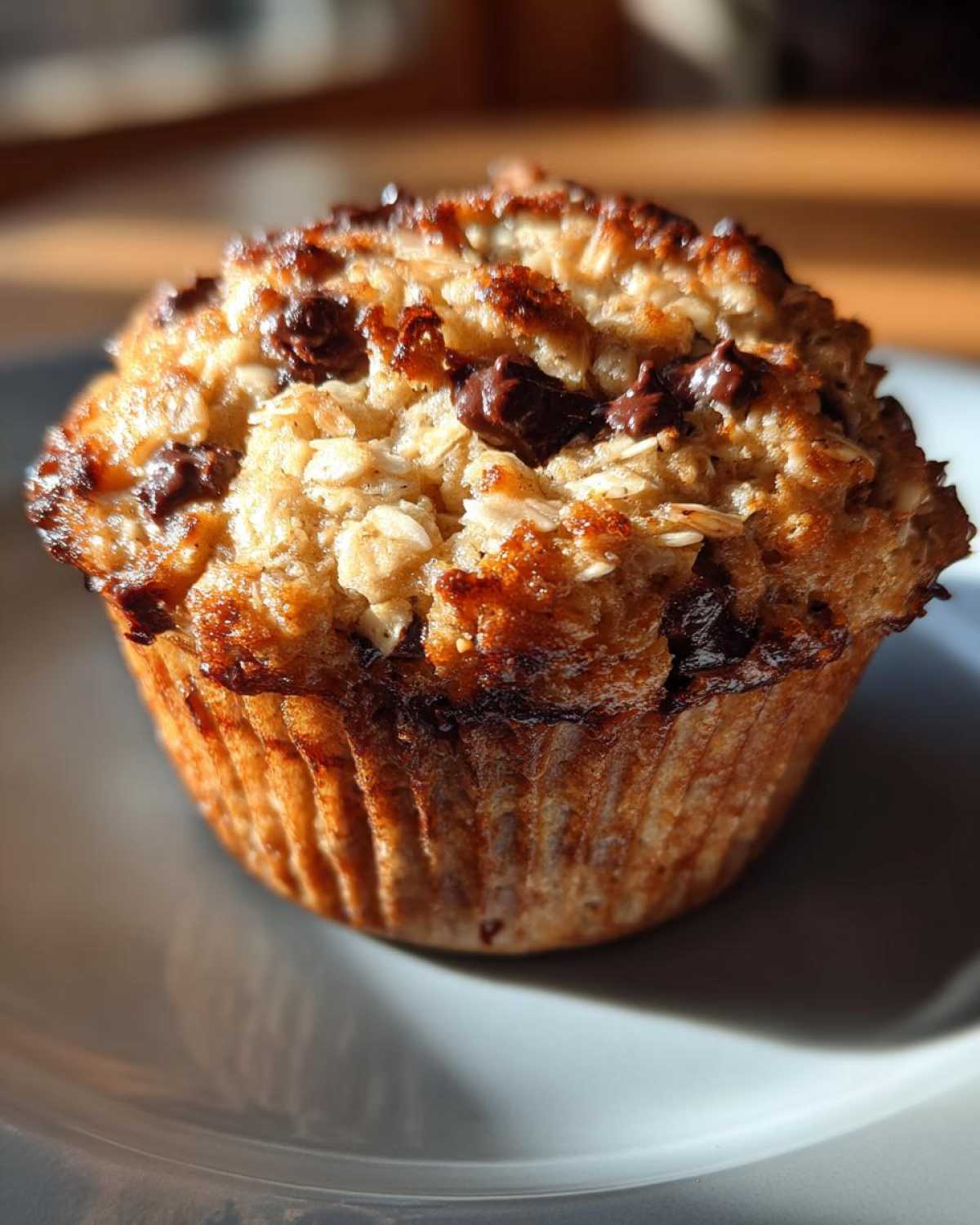 Oatmeal Chocolate Chip Breakfast Muffins - detail 3
