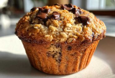 Oatmeal Chocolate Chip Breakfast Muffins
