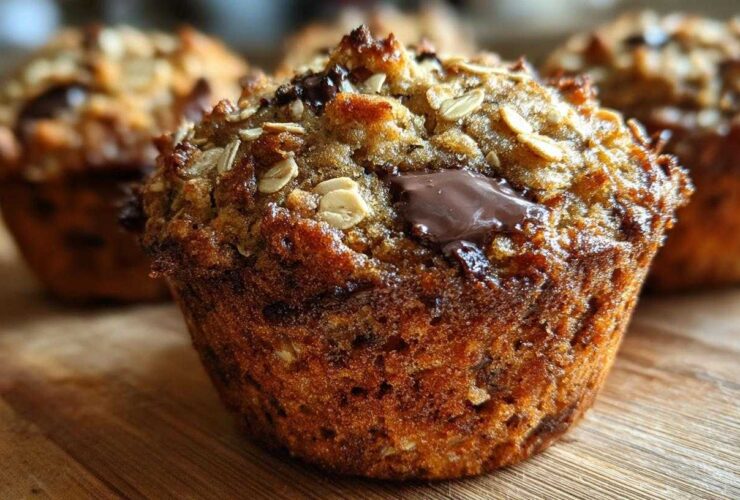 Oatmeal chocolate chip muffins