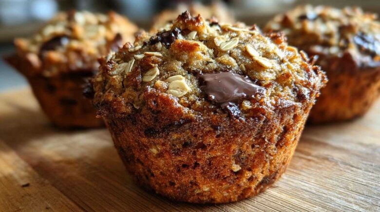 Oatmeal chocolate chip muffins