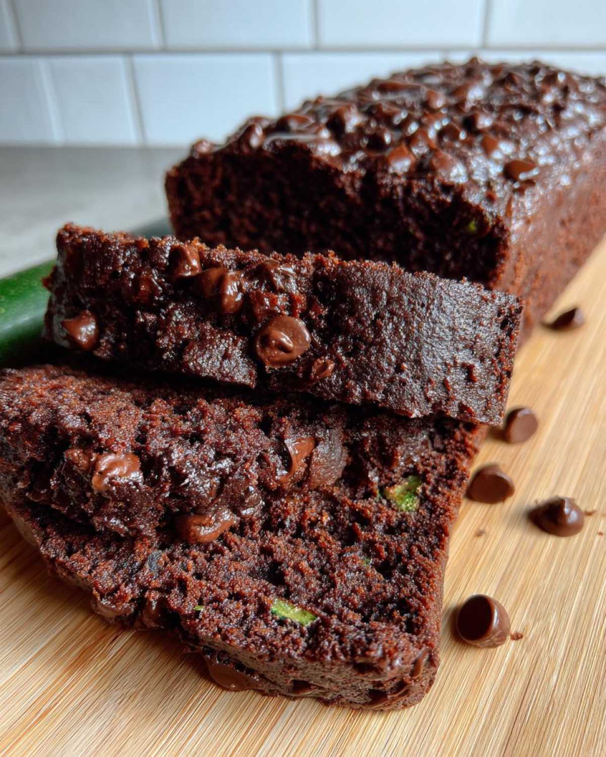 One Bowl Fudgy Chocolate Zucchini Bread Easy - detail 3