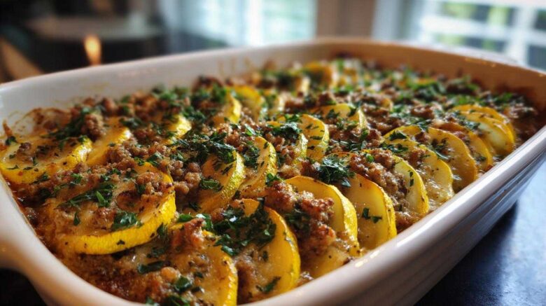 Paleo squash casserole