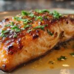 Pan Seared Salmon with Citrus Glaze