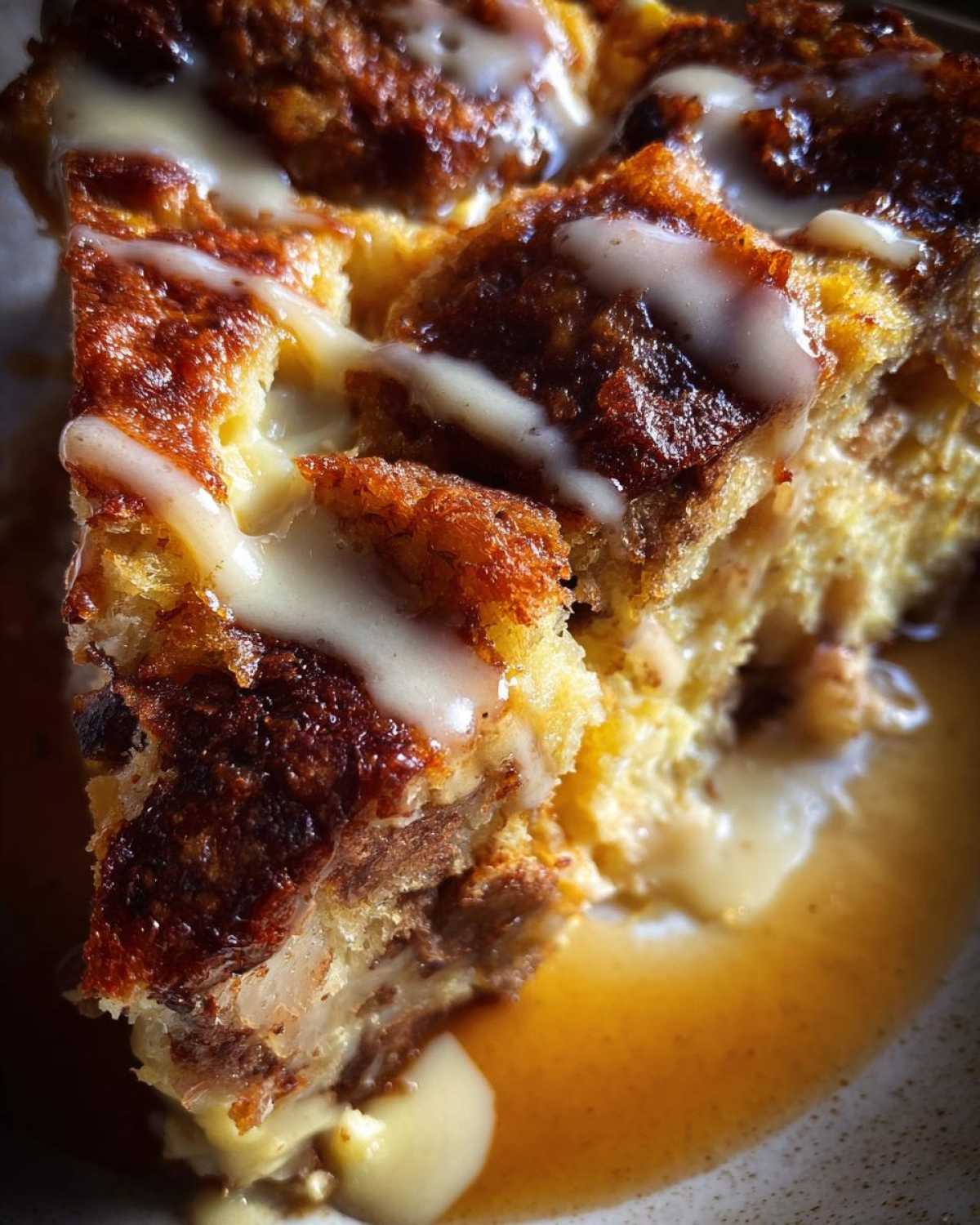 Panettone Bread Pudding with Rum Sauce - detail 1