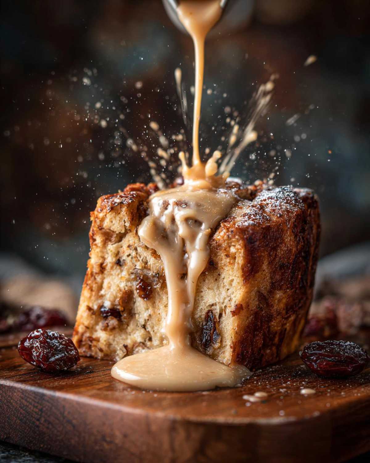 Panettone Bread Pudding with Rum Sauce - detail 3