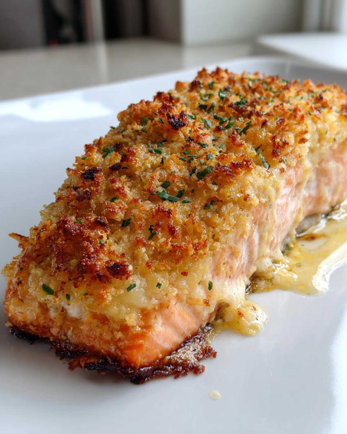 Parmesan Salamon Bake - detail 1
