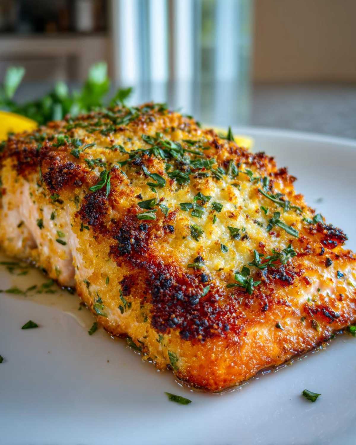 Parmesan Salamon Bake - detail 2