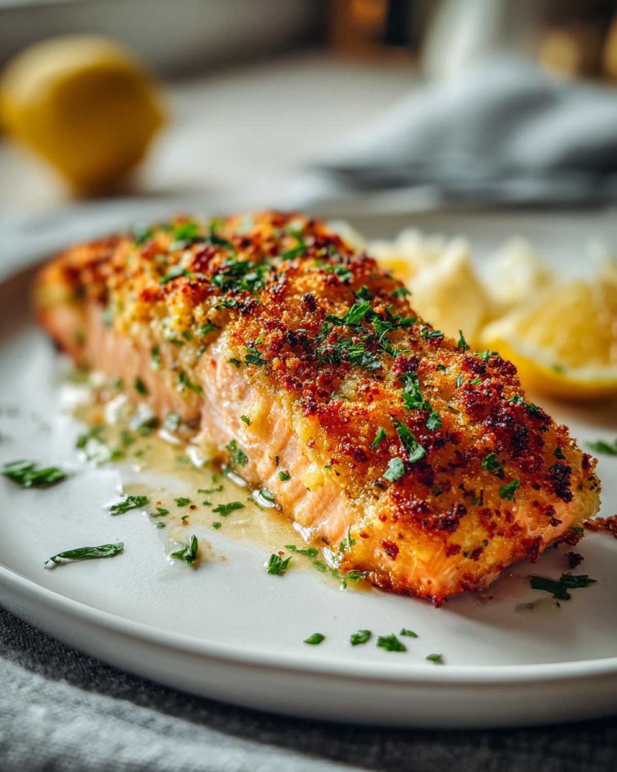 Parmesan Salamon Bake - detail 3
