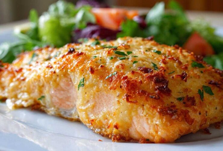 Parmesan Salamon Bake