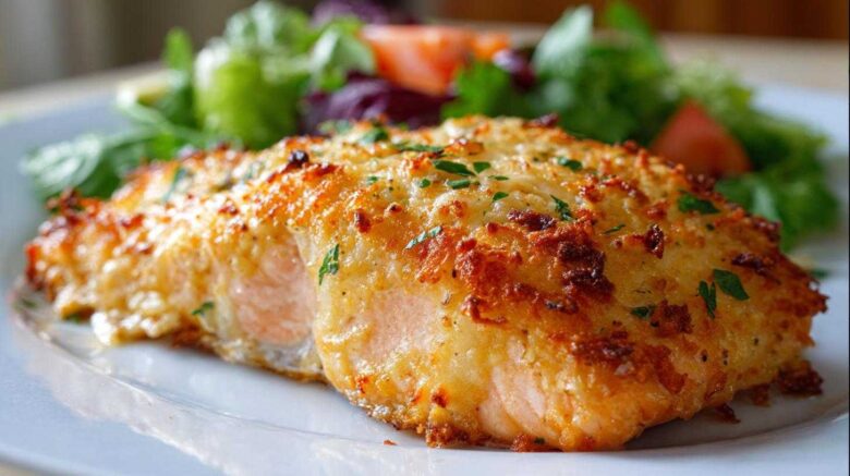 Parmesan Salamon Bake