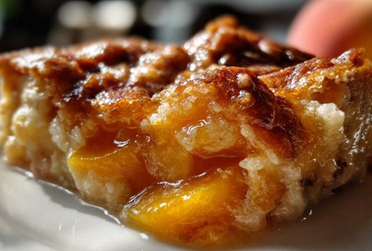 Peach Cobbler with Fresh Peaches