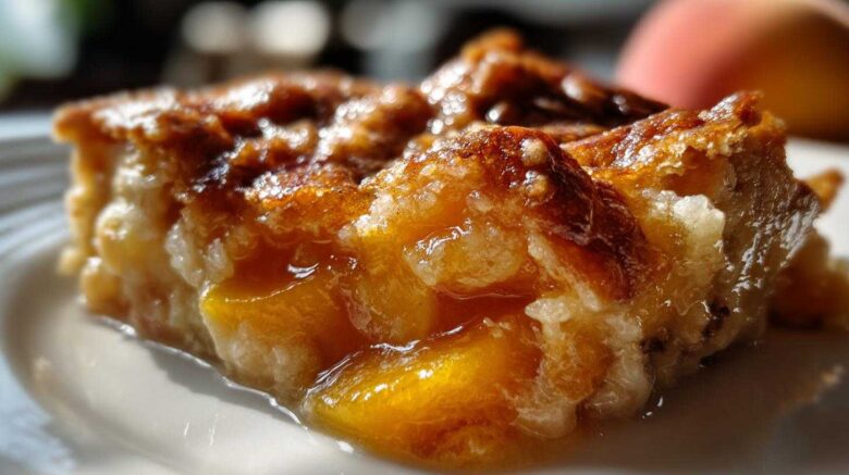 Peach Cobbler with Fresh Peaches