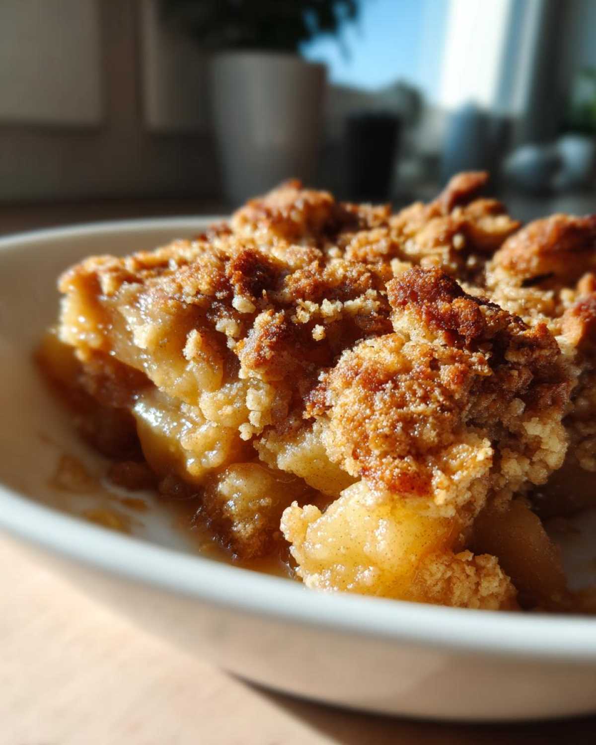 Pear Cardamom Crumble - detail 2