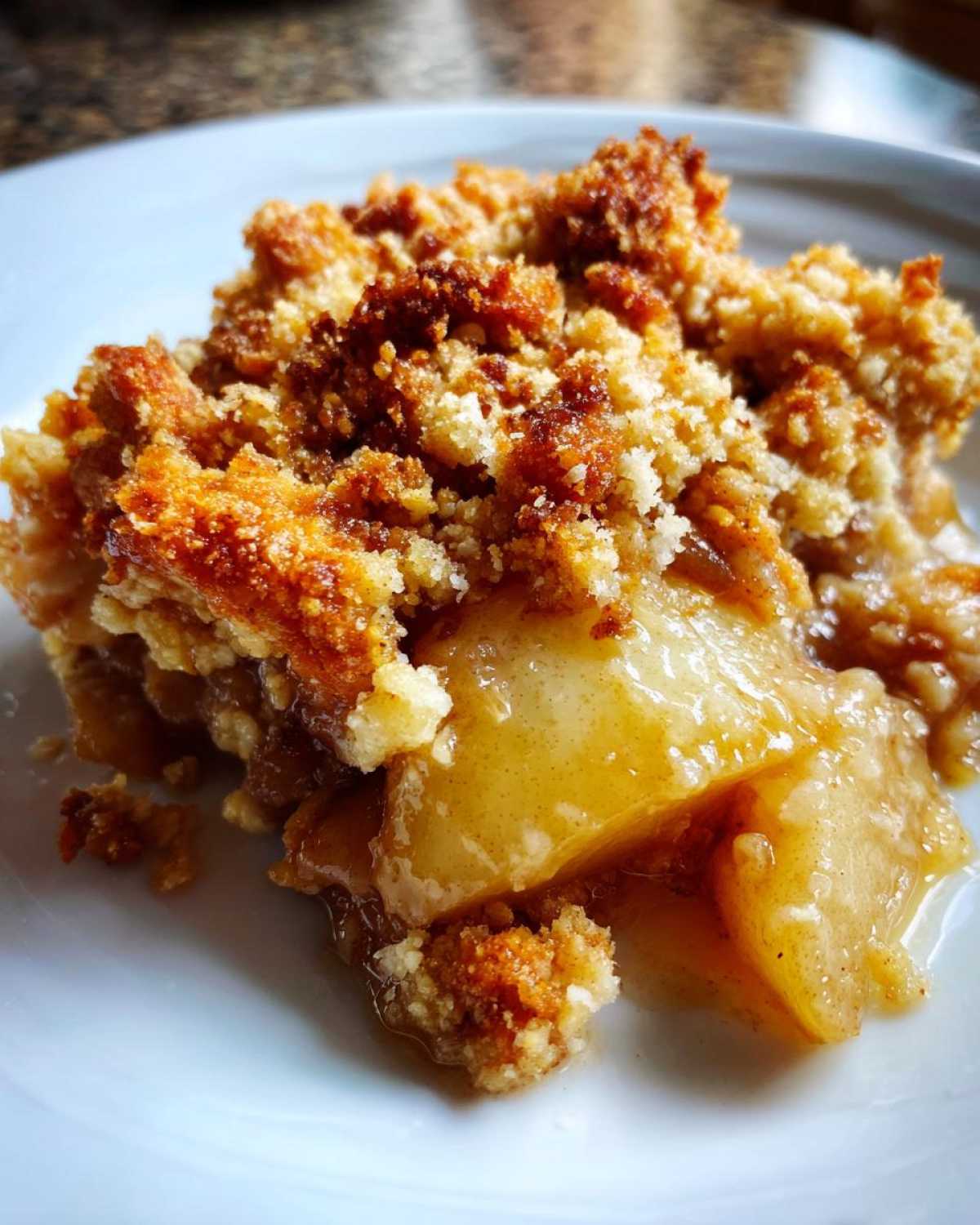 Pear Cardamom Crumble - detail 4