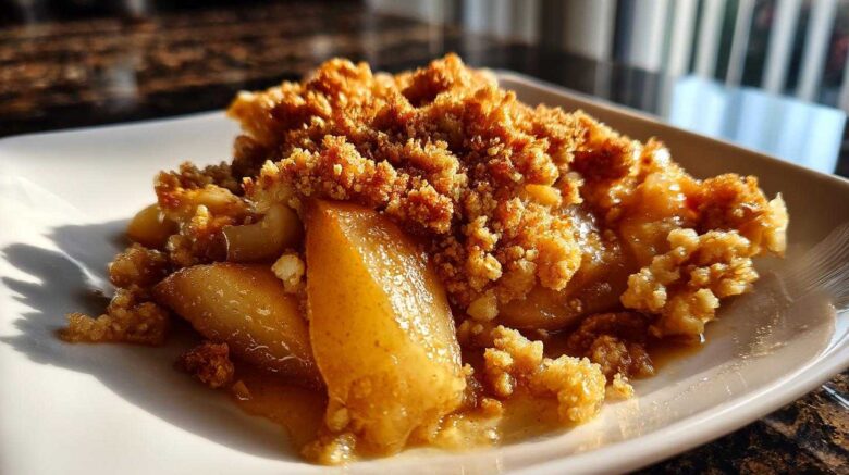 Pear Cardamom Crumble