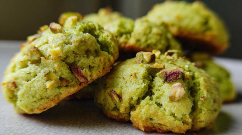 Pistachio Cardamom Macaroons