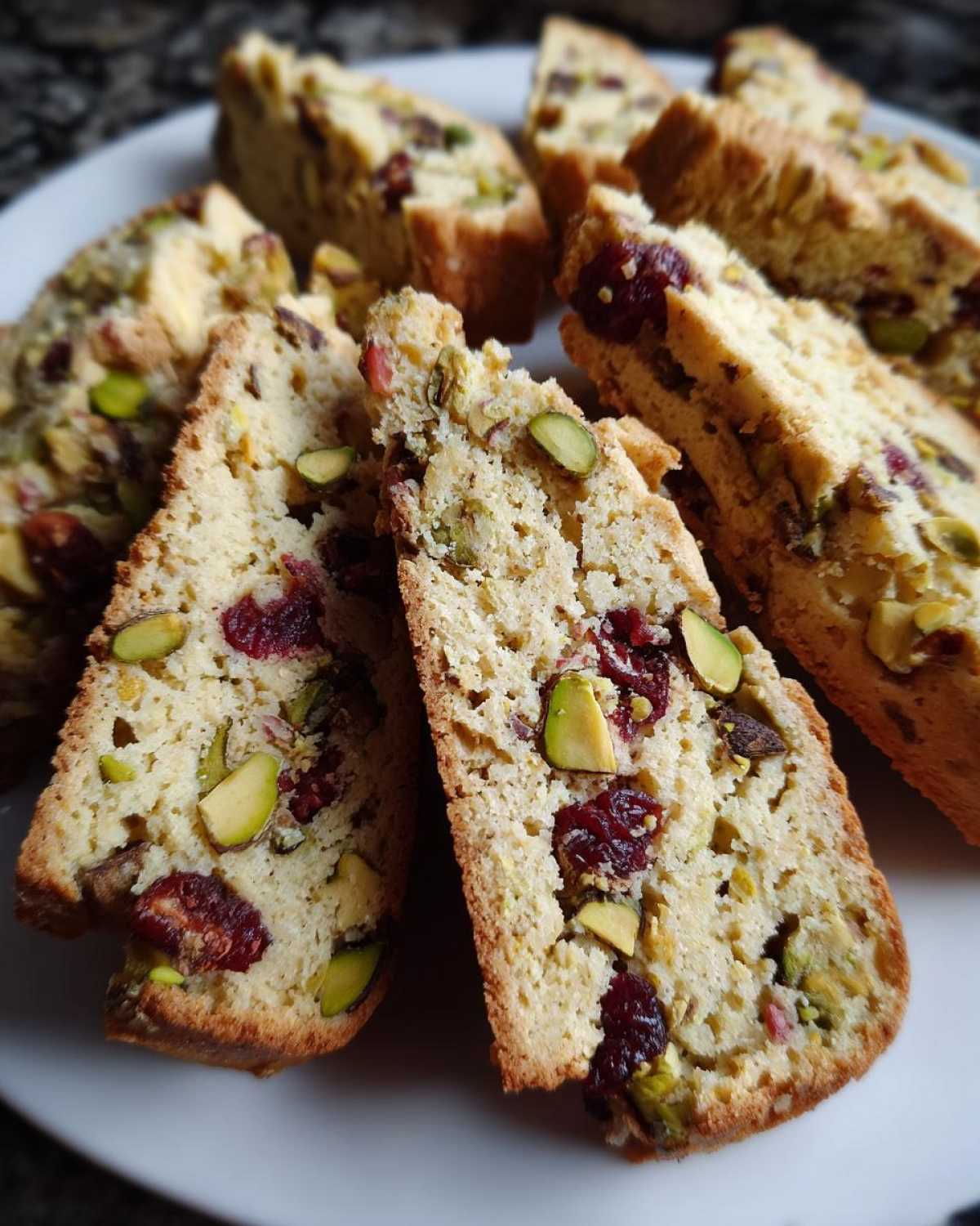 Pistachio Cranberry Biscotti - detail 1
