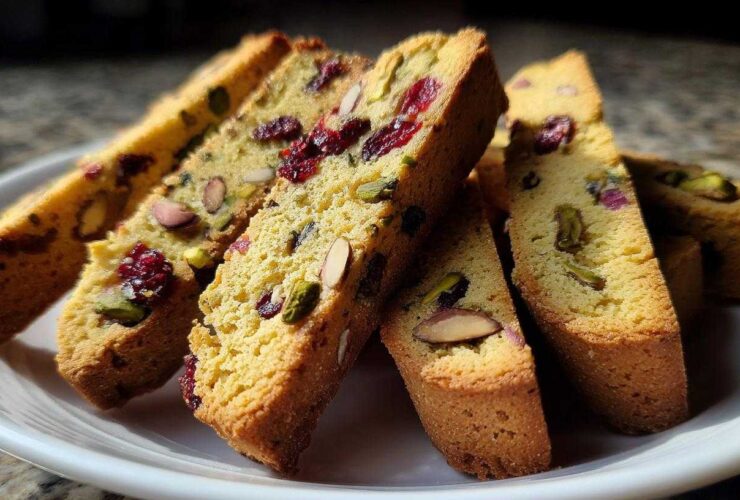 Pistachio Cranberry Biscotti