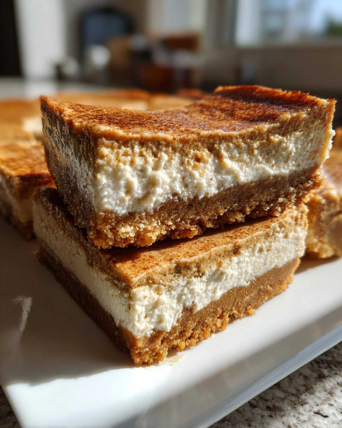 Pumpkin Spice Cheesecake Squares - detail 3