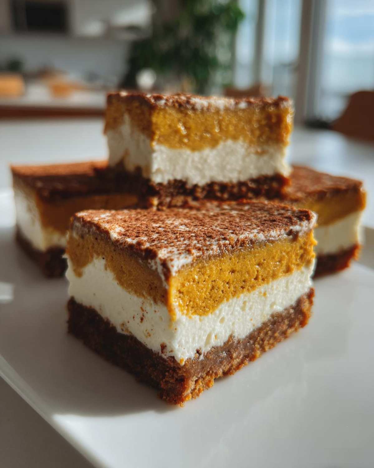 Pumpkin Spice Cheesecake Squares - detail 4