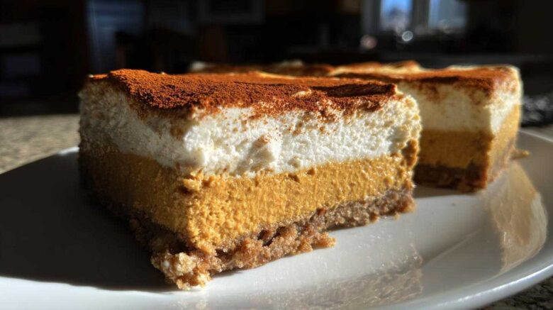 Pumpkin Spice Cheesecake Squares