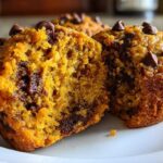 Pumpkin chocolate chip muffins