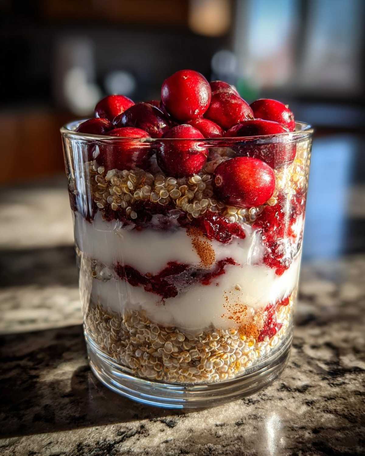 Quinoa Cranberry Yogurt Parfait - detail 1
