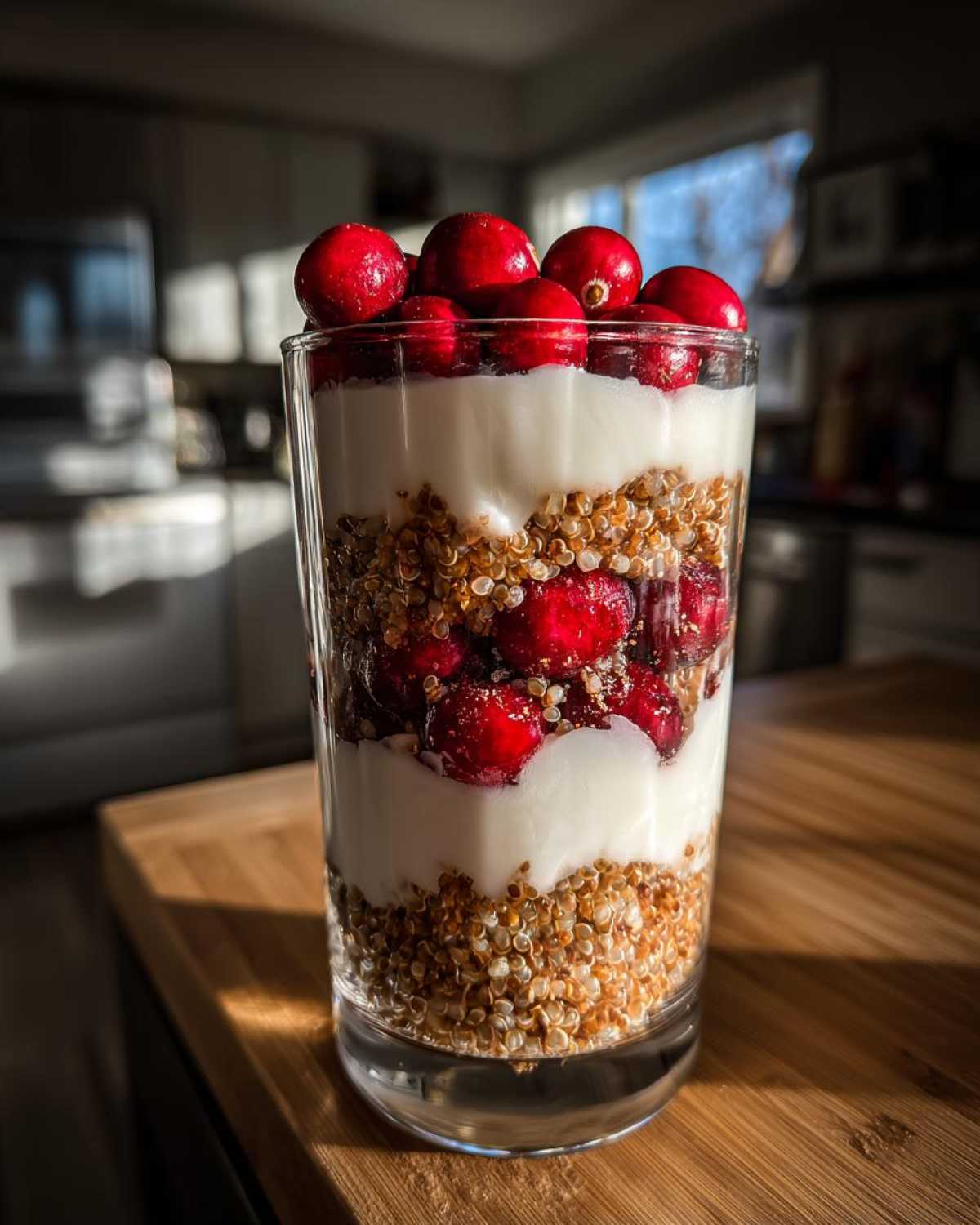Quinoa Cranberry Yogurt Parfait - detail 2