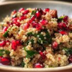 Quinoa Pomegranate Winter Salad (Vegan)