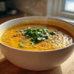 Roasted Cauliflower Soup with Turmeric