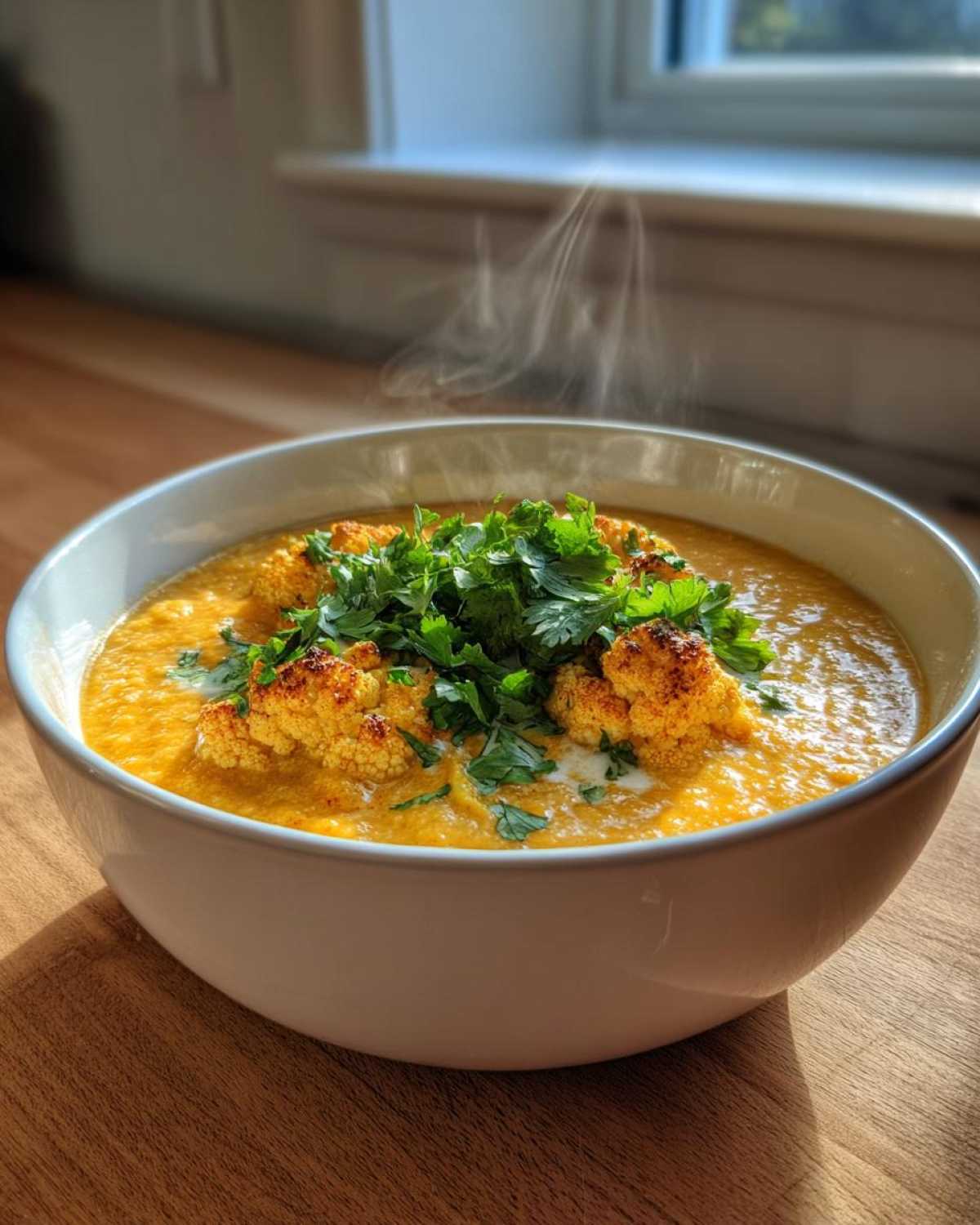 Roasted Cauliflower Soup with Turmeric - detail 2