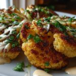 Roasted Cauliflower Steaks with Tahini Sauce
