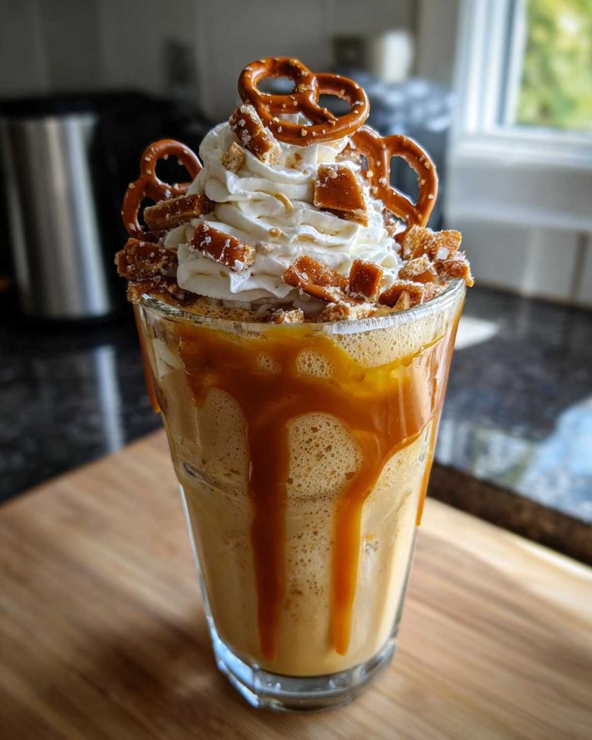 Salted Caramel Pretzel Milkshake (5-Minute Indulgence) - detail 3