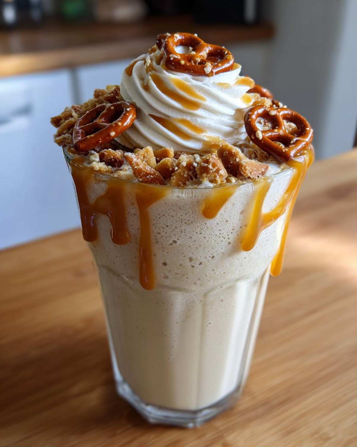 Salted Caramel Pretzel Milkshake (5-Minute Indulgence) - detail 4