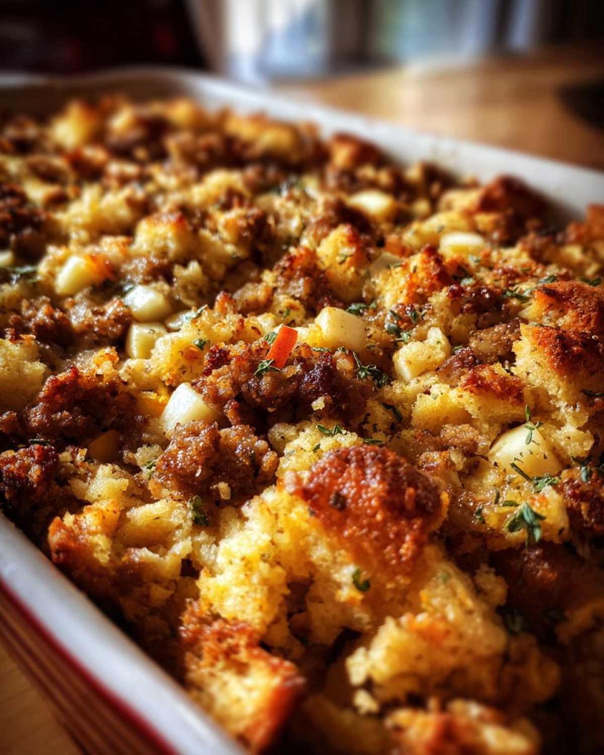 Sausage Apple Stuffing Bake - detail 1
