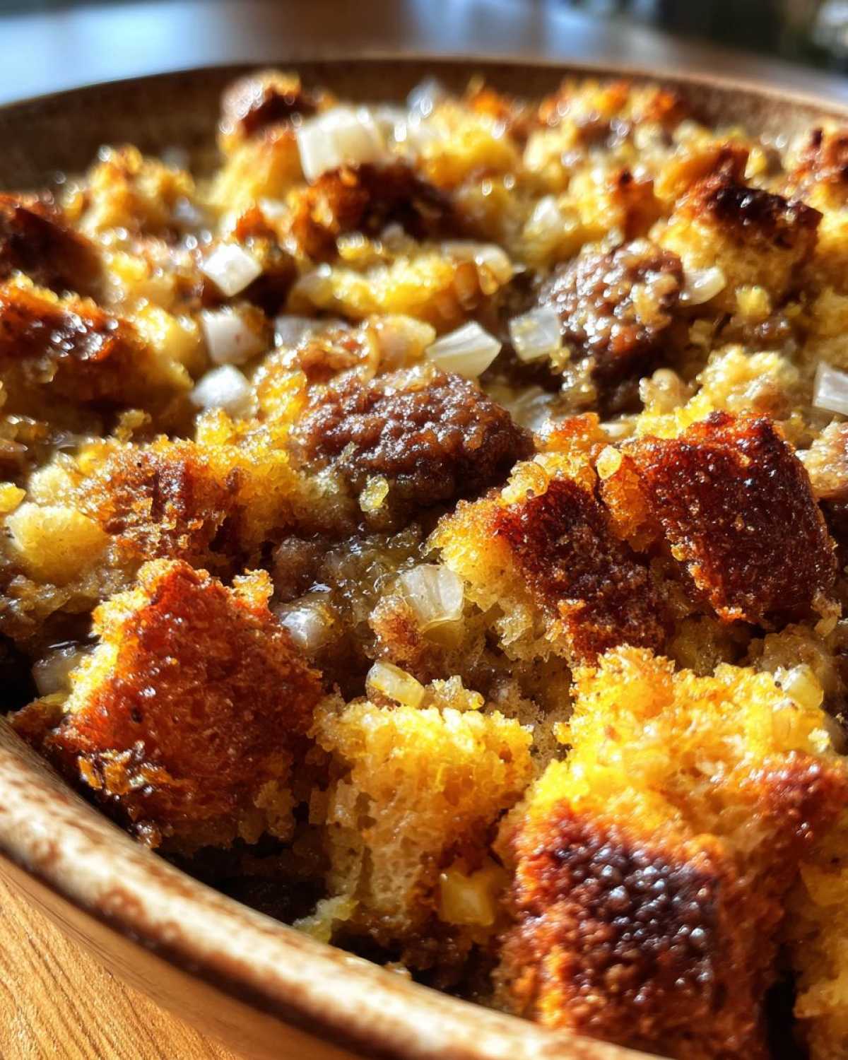 Sausage Apple Stuffing Bake - detail 4