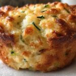 Savory zucchini cheese muffins