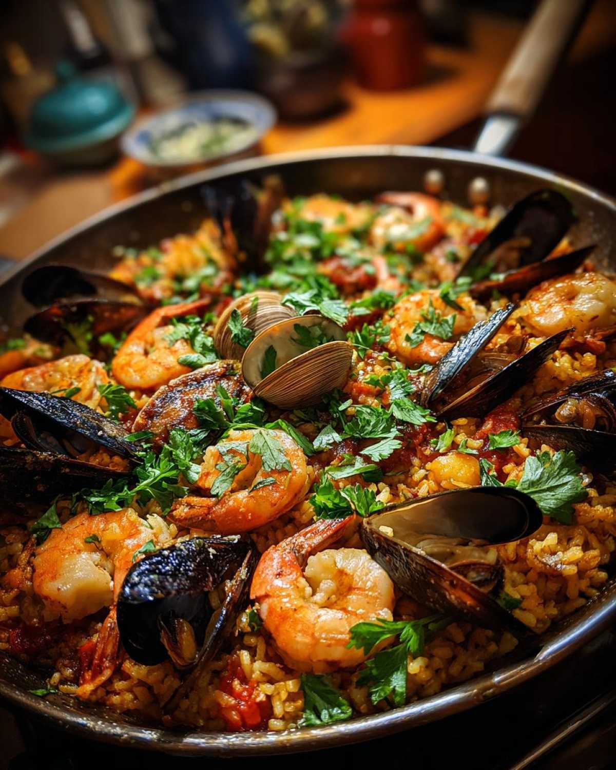 Seafood Paella Navidad - detail 1