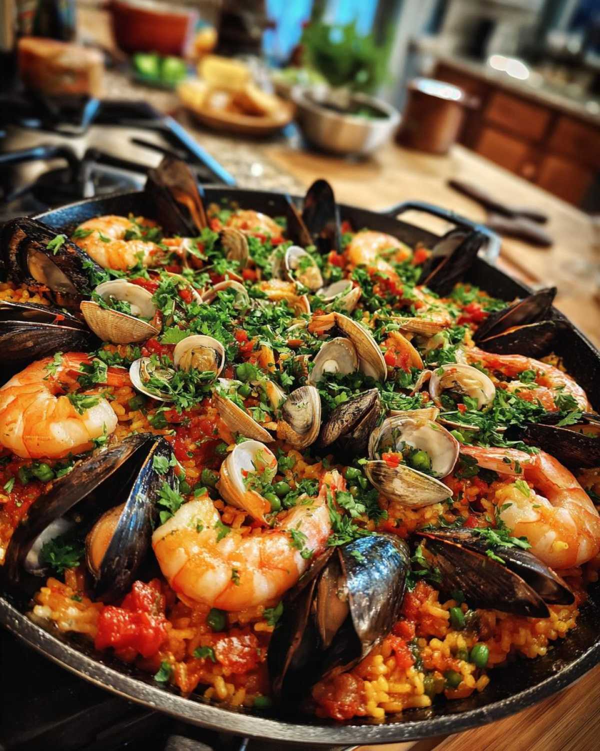 Seafood Paella Navidad - detail 3