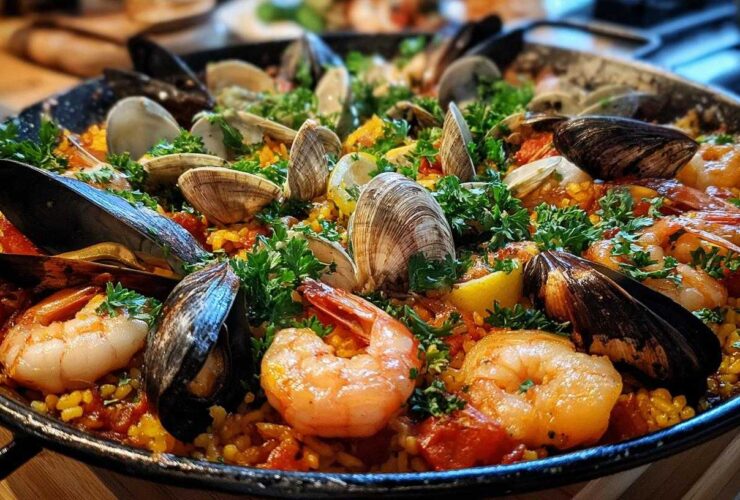 Seafood Paella Navidad