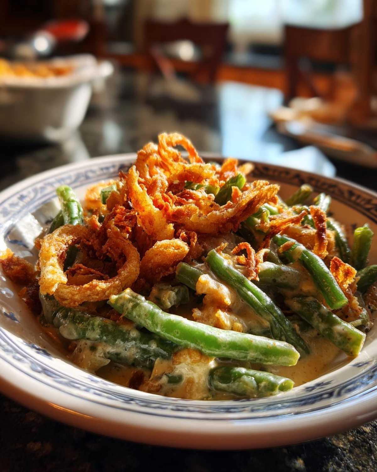 Slow Cooker Green Bean Casserole - detail 2