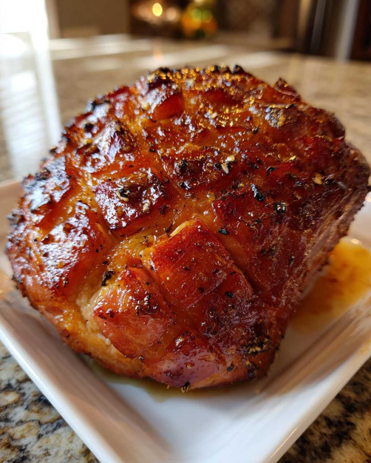 Slow Cooker Maple Glazed Ham - detail 2