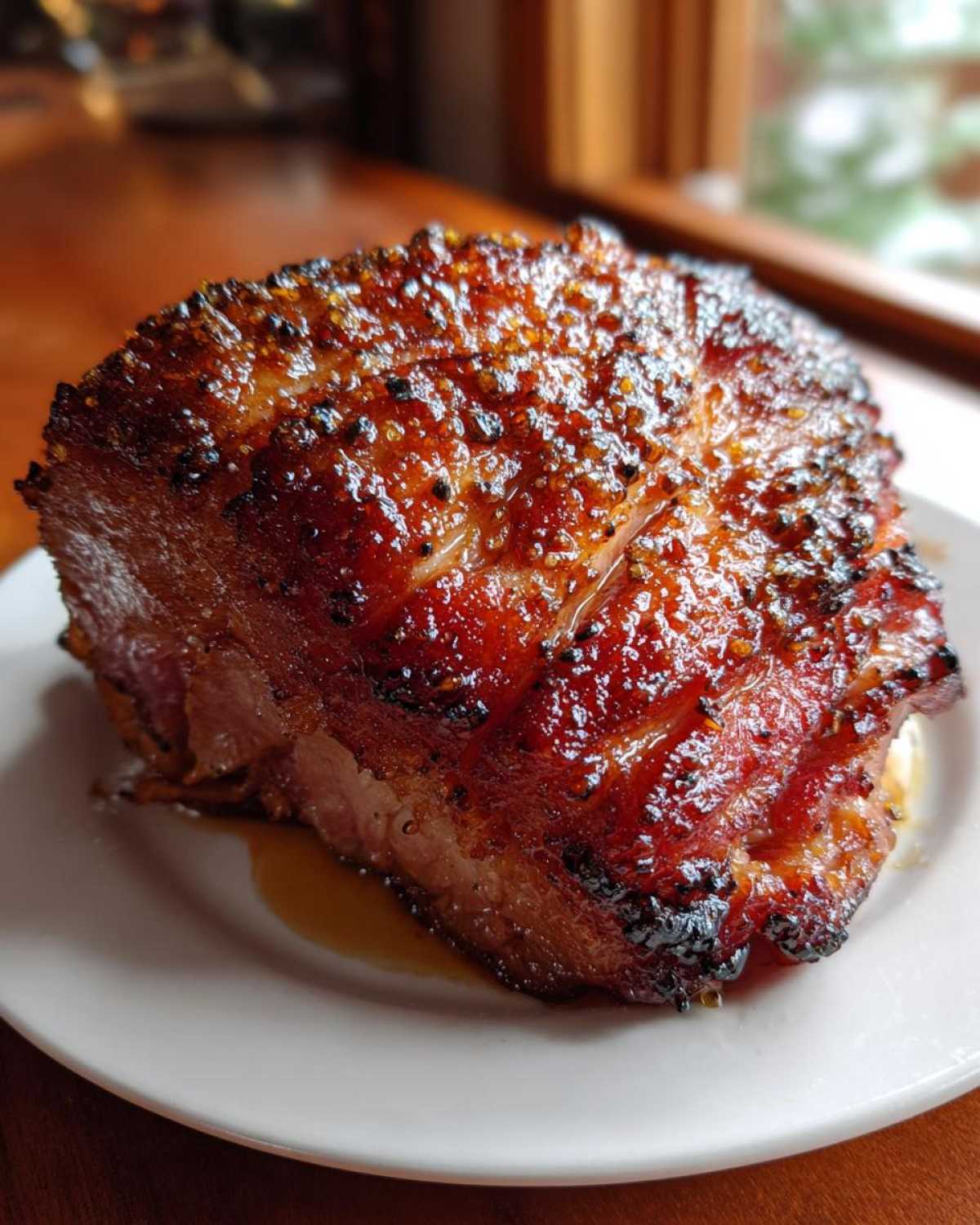 Slow Cooker Maple Glazed Ham - detail 3
