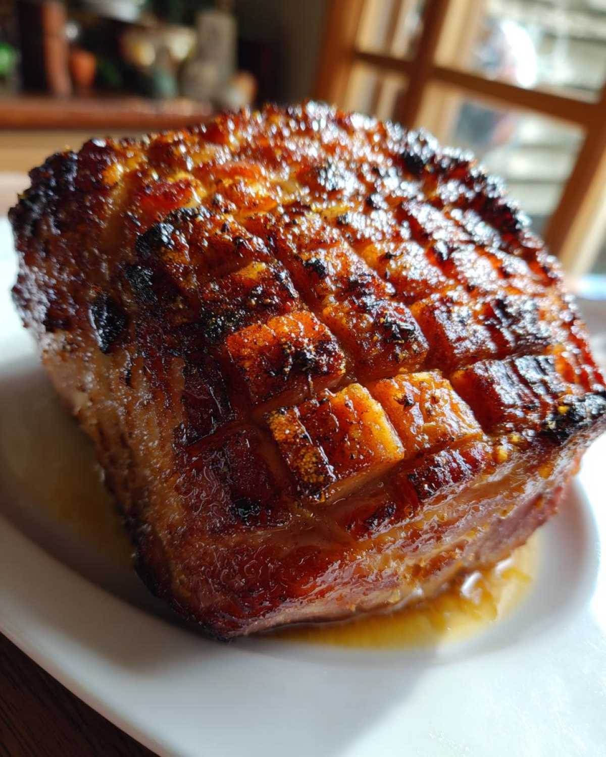 Slow Cooker Maple Glazed Ham - detail 4